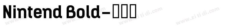 Nintend Bold字体转换